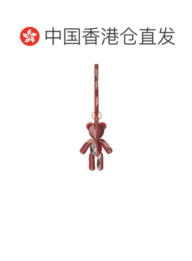 香港直邮BURBERRY 时尚挂件 81033331 SS2025 红色 托马斯熊饰品