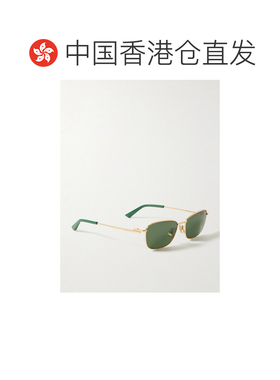 1h可退 香港直邮Bottega Veneta 葆蝶家 女士 方形框镀金太阳眼镜