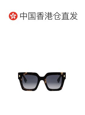香港直邮Fendi 芬迪 女士 Eyewear 方格太陽眼鏡 FE40101I55B