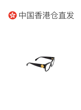 1h可退 香港直邮GUCCI 女士眼镜 GG1410O001 SS2025 黑色 几何框