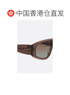 香港直邮alaia 女士 飞行员面具醋纤太阳眼镜 AA0092S00557