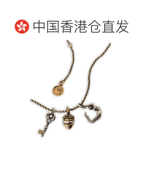 香港直邮Etro 艾特罗 女士 金色铜制吊坠项链 WF5C0059AM007