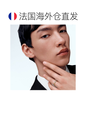 自营欧洲直邮LV路易威登 Volt金色黄金logo标识戒指男女通用