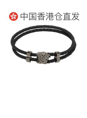 1h可退 香港直邮versace 范思哲 男士 La Medusa Leather 手环 DG