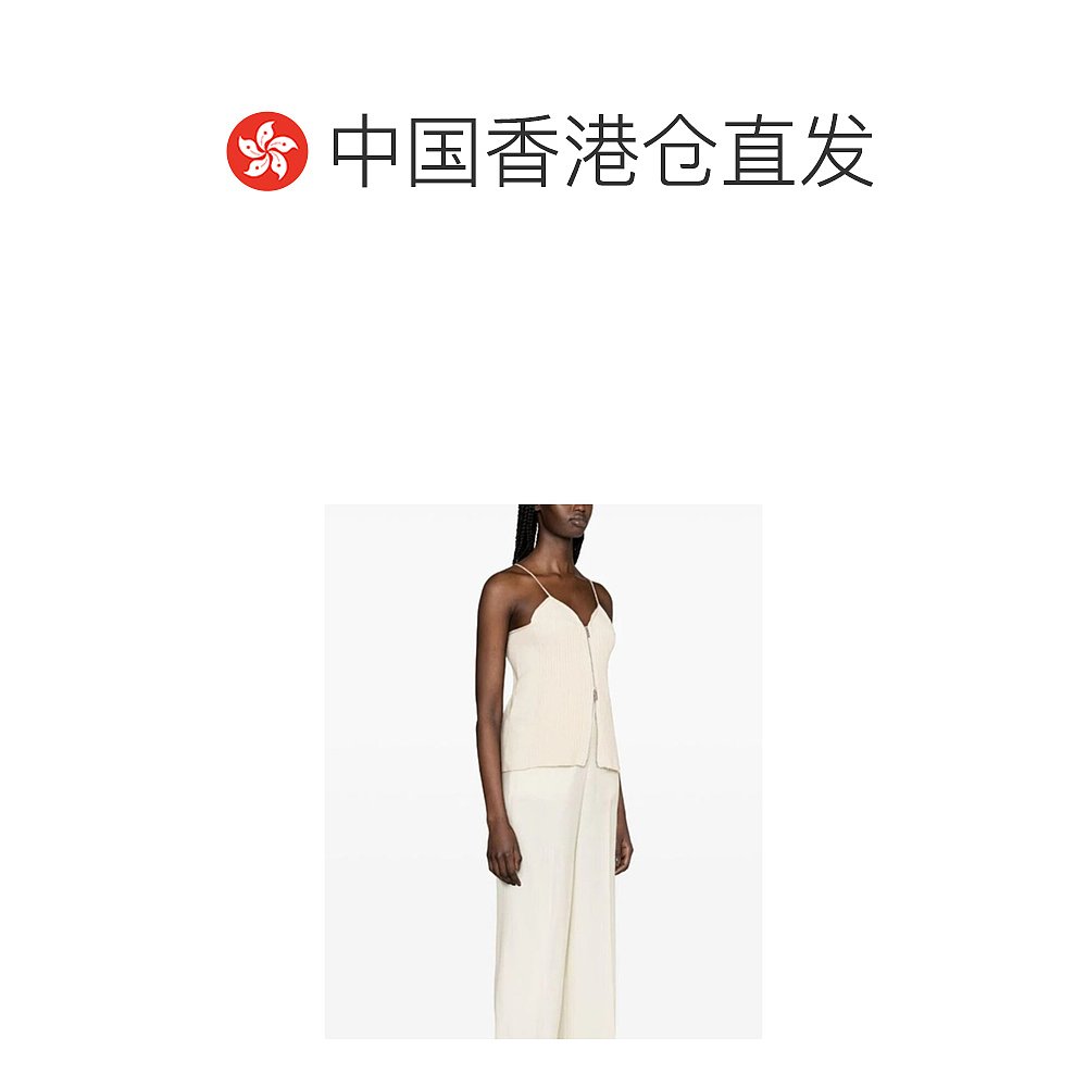 香港直邮Jil Sander 罗纹针织背心 J02NC0199J15398 - 图1