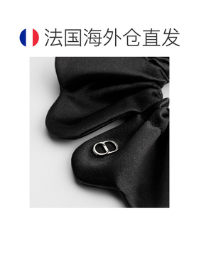 自营欧洲直邮Dior迪奥 Clover女士黑色混纺丝缎发【付后1h可退】