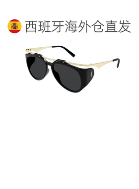 【配眼镜盒】SAINT LAURENT圣罗兰镜腿Logo太阳镜男女同款SLM137