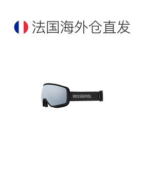 自营欧洲直邮Rossignol Izar黑色聚酯纤维防雾滑雪镜男女通用