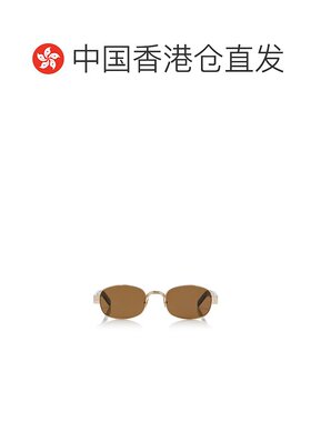 1h可退 香港直邮Saint Laurent 圣罗兰 女士 圆框金属太阳眼镜
