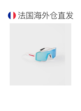 自营欧洲直邮PRADA普拉达 Linea Rossa Active男士青色镜片太阳镜
