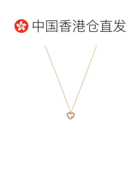 香港直邮COACH 女士项链 37493516GLD110 AW2024 金色 心形吊坠项