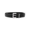 1 hour refundable Hong Kong direct mail SAINT LAURENT women's belt 554465BOO0N1000 CO black