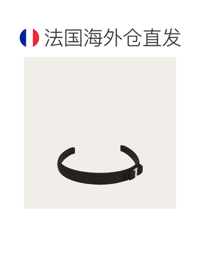 自营欧洲直邮Ferragamo菲拉格慕 Vara女士黑色/金色罗缎发箍配饰