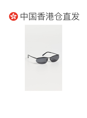 1h可退 香港直邮The Attico 女士 Charlotte 太阳眼镜 black黑色