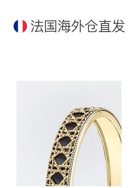 自营1h可退 欧洲直邮Dior 迪奥 女士白色白金手镯