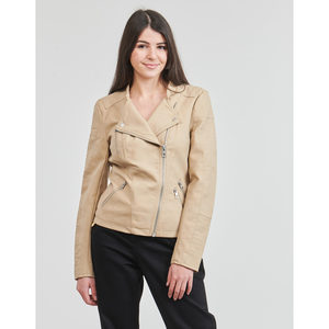 欧洲直邮Only 女士 ONLAVA 皮衣/合成革皮衣 米色正品流行穿搭