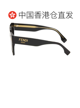 香港直邮Fendi 芬迪 女士 黑色 Roma 太阳镜 FE40101IW5001A19233