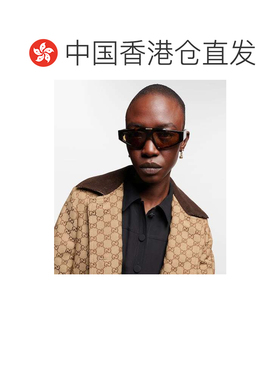 香港直邮Gucci 古驰 女士 GG flat-top 太阳眼镜 000919