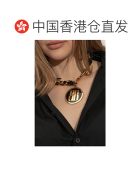 香港直邮BALENCIAGA 女士项链 832955TZ24J1991 AW2025 金色吊坠