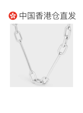 1h可退 Celine CELINE挂饰铑银色饰面项链 B101Y6BRA.