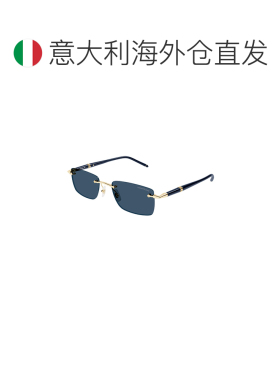 1h可退 香港直邮MONTBLANC 男士太阳镜 MB0344S003 CO 蓝色 MB034
