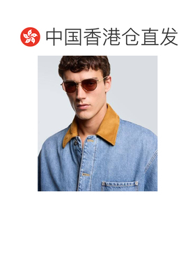 1h可退 香港直邮Bottega Veneta 葆蝶家 男士 裂缝圆形太阳眼镜