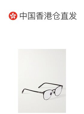 1h可退 香港直邮Tom Ford 汤姆 福特 男士 Light-Blocking 圆框钛