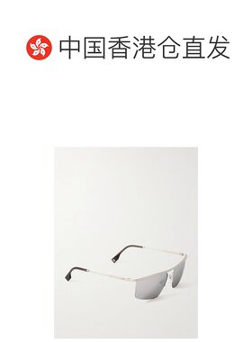 1h可退 香港直邮Fendi 芬迪 女士 旅行飞行员镀银太阳眼镜 FE4014