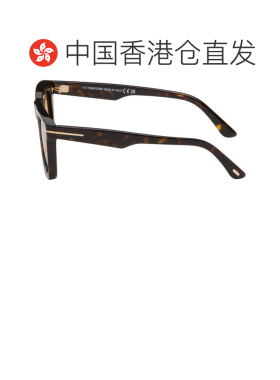 1h可退 香港直邮Tom Ford 汤姆 福特 男士 棕色 Lelio 太阳镜 FT1