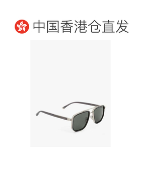 1h可退 香港直邮Gucci 古驰 男士 灰色金属眼镜 859577I3330配饰