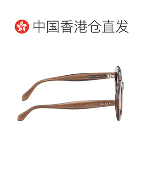 1h可退 香港直邮ALAIA 女士眼镜 AA0088S003BROWN AW2026 棕色 AL