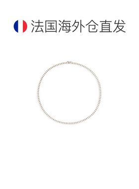 自营欧洲直邮Ralph Lauren拉夫劳伦 女士银色/水晶色镀铑氧化锆项