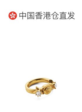 香港直邮versace 范思哲 女士 標誌雕刻裝飾戒指 10221521A00621