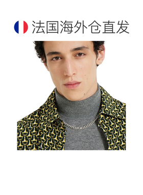自营欧洲直邮GUCCI古驰 Interlocking女士银色925银GG链条项链