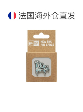 欧洲直邮自营New Era 男女通用蓝色胸饰徽章