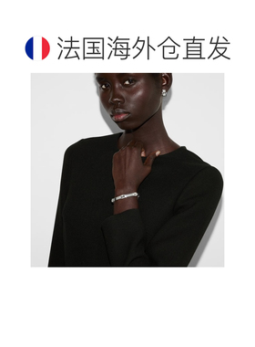 自营欧洲直邮GUCCI古驰 Interlocking 925银手镯男女通用配饰戒指