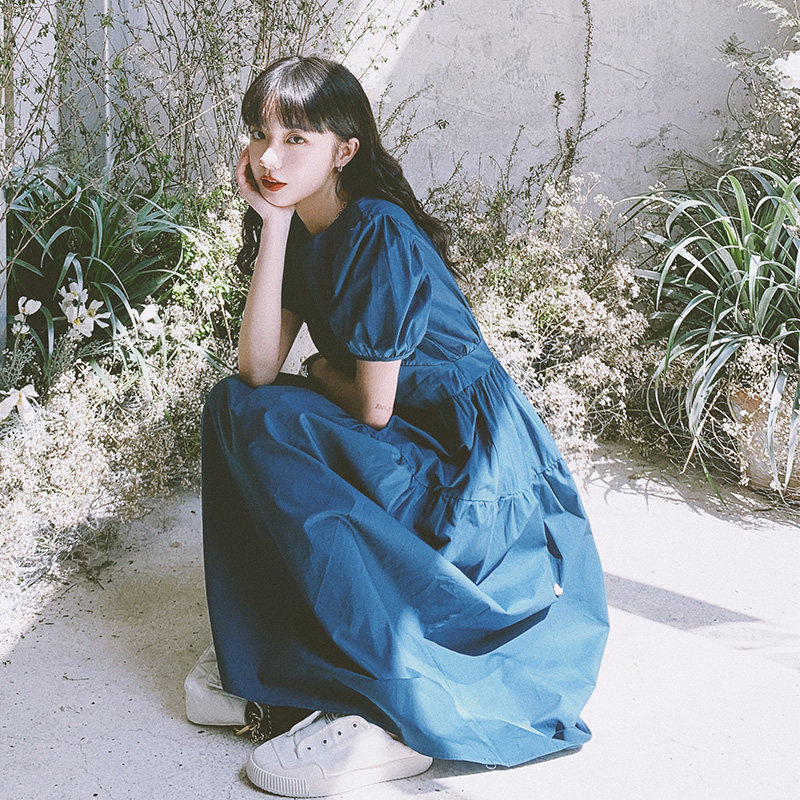 泫雅风ins超仙2020年新款潮连衣裙 岸妃连衣裙