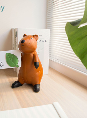 zuny皮质简约现代家居摆件