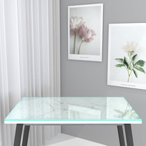 Table Tempered Glass High Temperature Resistant Home Rectangular Mm Custom Tea Table TV Cabinet Table Face Meal Table