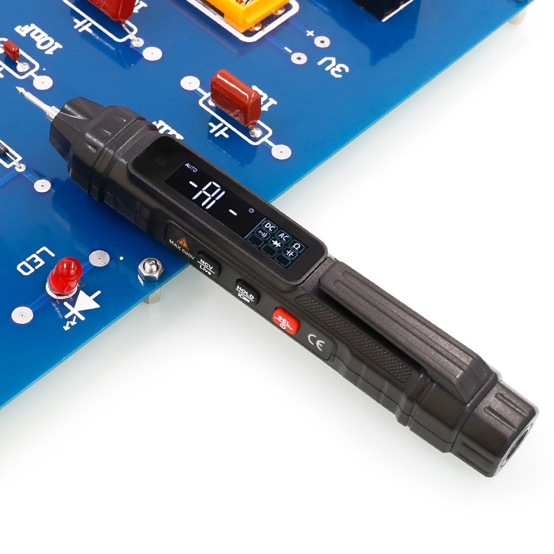 泰圣TS20C笔试防烧万用表全自动识别电阻电压二极管电容无需切换 - 图1