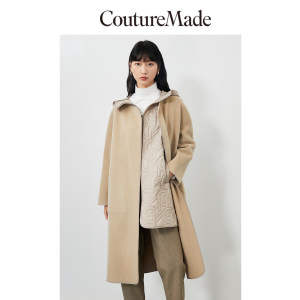 CoutureMade奥莱毛呢外套早春新款含羊毛马甲两件套for veromoda