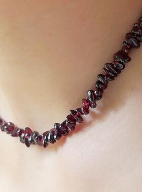 耳环天然项链紫牙显白手链38碎石