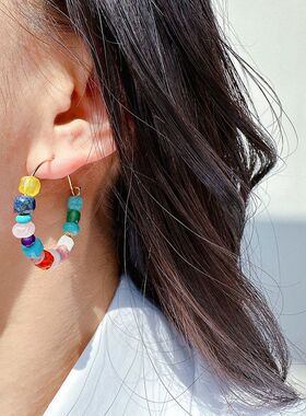 链宝石耳环自由锁骨夏日套装13