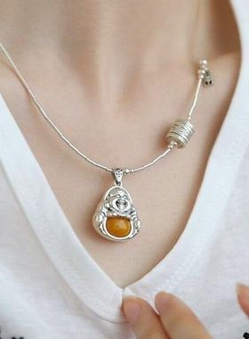 轻奢符桶路路通管感小众锁骨链