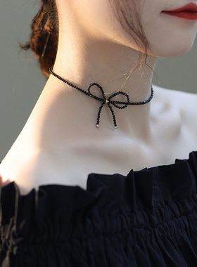 锁骨法式天鹅黑脖子颈mmChocker