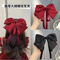Foreign Air Princess Dress 6 To 15 Year Old Children Great Butterfly Knot Hair Clip Girl Gift Card-issuing Head Decorated Butterfly Knot Hair Accessories