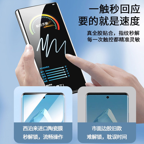 西泊来适用一加13钢化膜ace5至尊版ace2pro手机膜ace6t15T竞速版turbo6v12新款1+9rt陶瓷3v2v8水凝10acepro11 - 图3