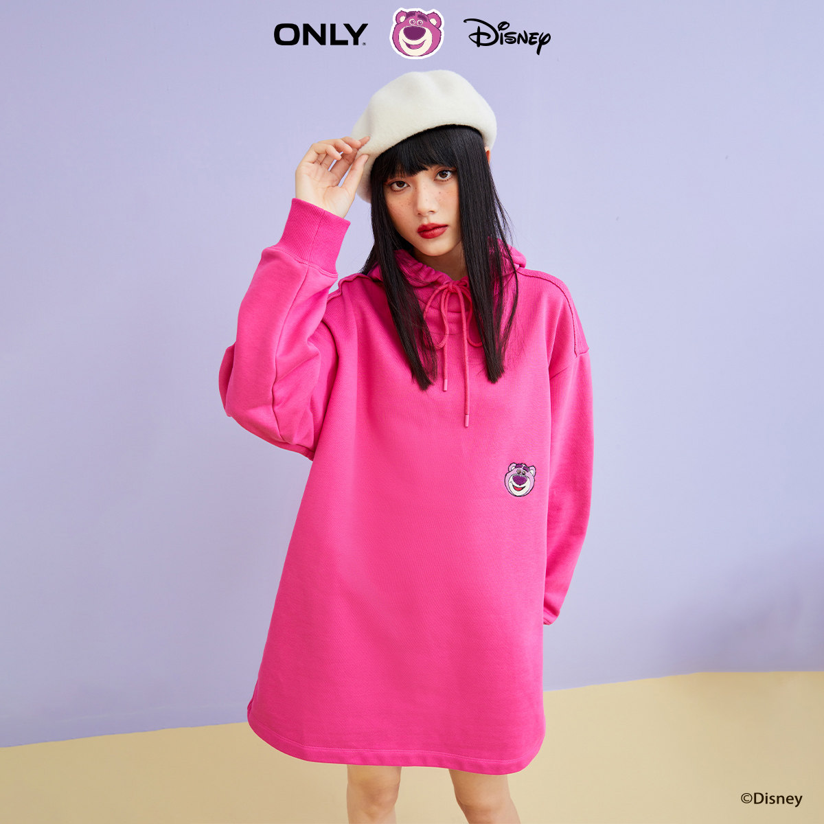 only奥莱春季新款迪士尼联名卫衣 ONLYoutlets店连衣裙