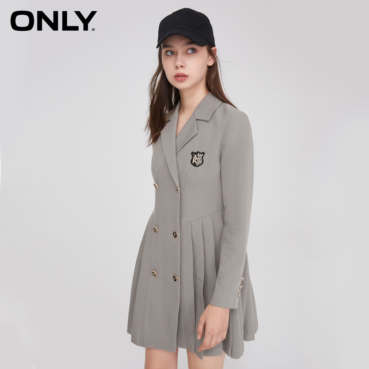only奥莱春季新款潮流学院风连衣裙 ONLYoutlets店连衣裙