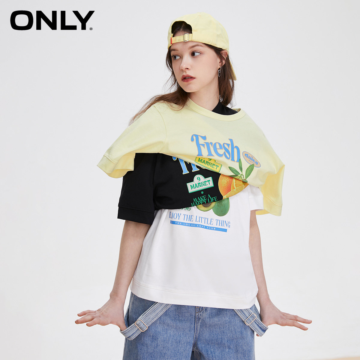 【上新】only奥莱2023春季新款t恤 ONLYoutlets店T恤